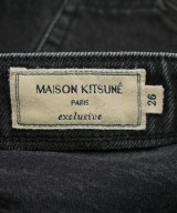 MAISON KITSUNE（メゾンキツネ）デニムパンツ 黒 サイズ:26(M位) レディース/2200659485052