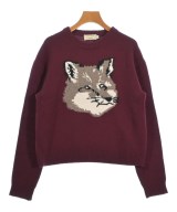 MAISON KITSUNE（メゾンキツネ）ニット・セーター 赤 サイズ:S レディース/2200662143086