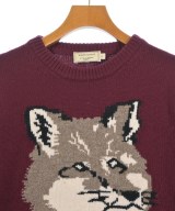 MAISON KITSUNE（メゾンキツネ）ニット・セーター 赤 サイズ:S レディース/2200662143086