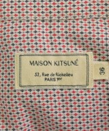 MAISON KITSUNE（メゾンキツネ）シャツワンピース 赤 サイズ:36(S位) レディース/2200662877011