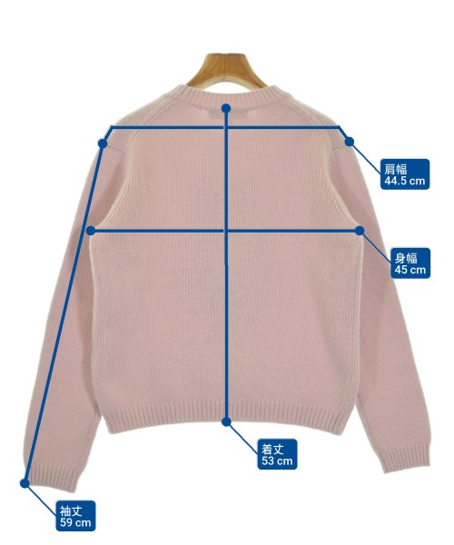 MAISON KITSUNE（メゾンキツネ）ニット・セーター ピンク サイズ:XS レディース/2200667560024