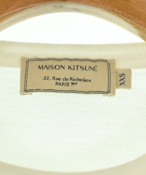 MAISON KITSUNE（メゾンキツネ）Tシャツ・カットソー 白 サイズ:XXS レディース/2200670056057