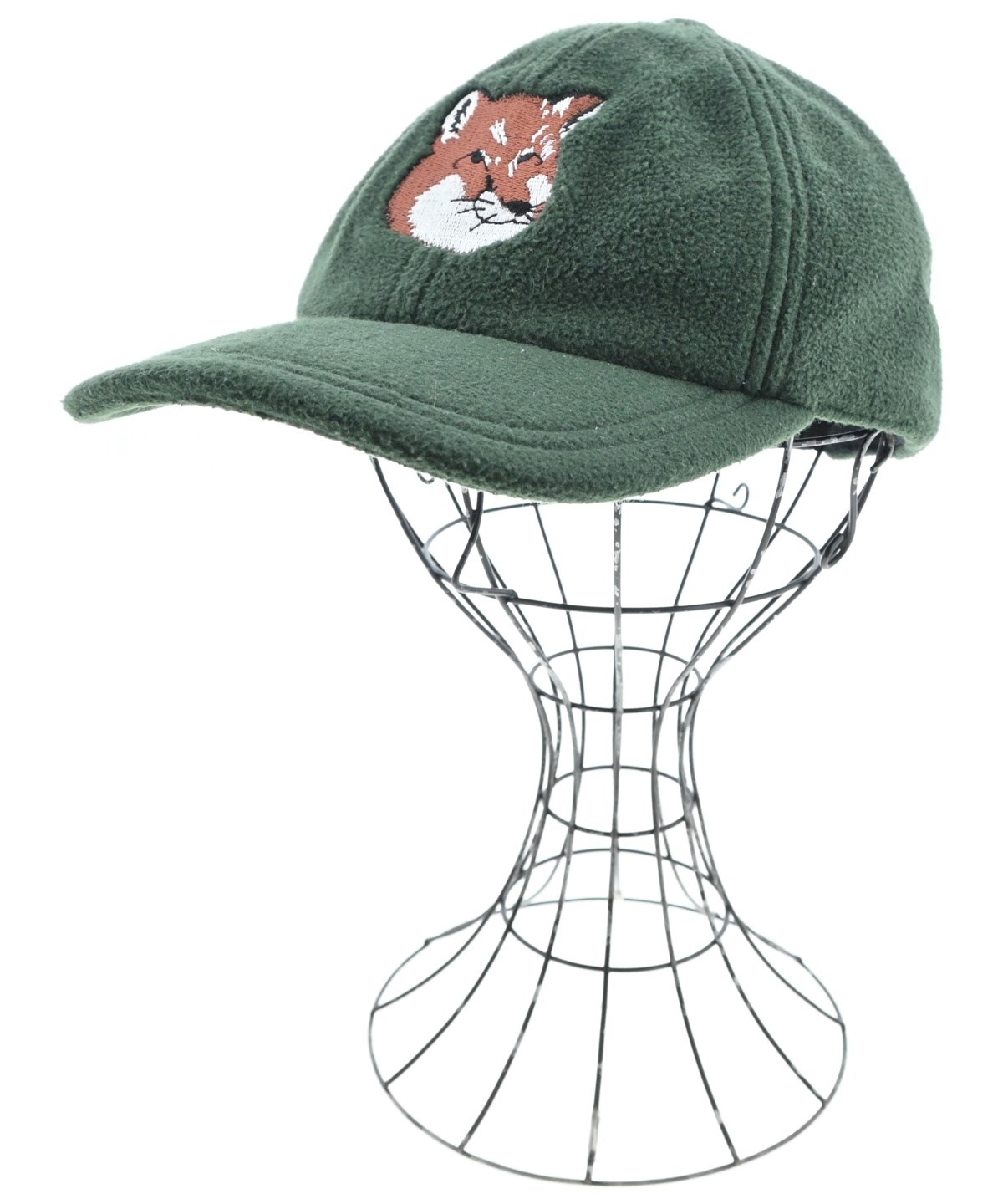MAISON KITSUNE（メゾンキツネ）キャップ 緑 サイズ:- レディース