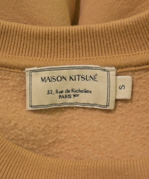 MAISON KITSUNE（メゾンキツネ）スウェット 茶 サイズ:S レディース/2200729309011