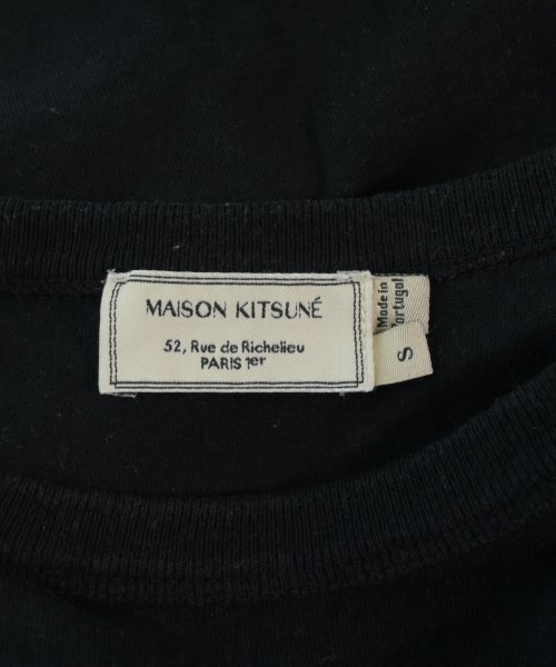 MAISON KITSUNE（メゾンキツネ）Tシャツ・カットソー 黒 サイズ:S レディース/2200729881029