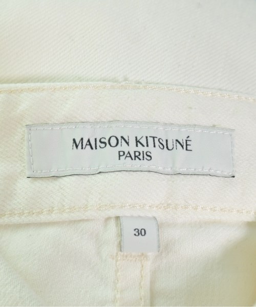MAISON KITSUNE（メゾンキツネ）デニムパンツ 白 サイズ:30(M位) メンズ/2200732814014