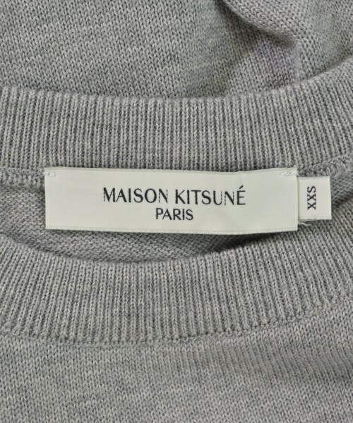 MAISON KITSUNE（メゾンキツネ）ニット・セーター グレー サイズ:XXS レディース/2200734639042