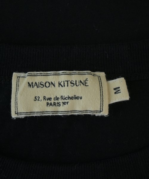 MAISON KITSUNE（メゾンキツネ）Tシャツ・カットソー 黒 サイズ:M レディース/2200727255228