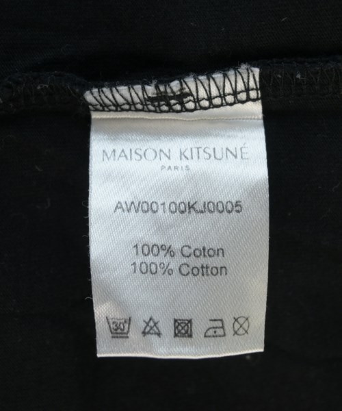 MAISON KITSUNE（メゾンキツネ）Tシャツ・カットソー 黒 サイズ:M レディース/2200727255228