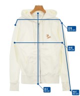 MAISON KITSUNE（メゾンキツネ）パーカー 白 サイズ:XS レディース/2200735559011