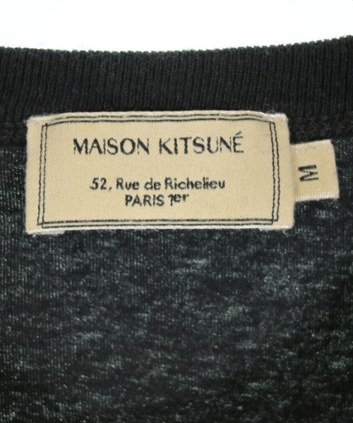 MAISON KITSUNE（メゾンキツネ）Tシャツ・カットソー 黒 サイズ:M レディース/2200715486801