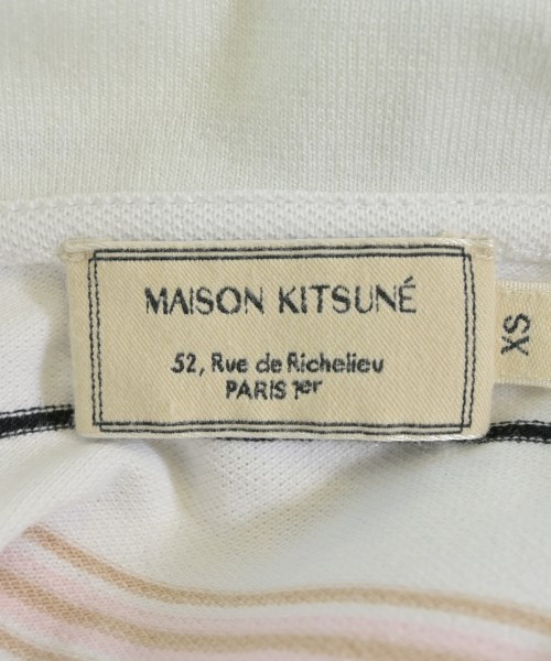 MAISON KITSUNE（メゾンキツネ）ポロシャツ 白 サイズ:XS レディース/2200720909012