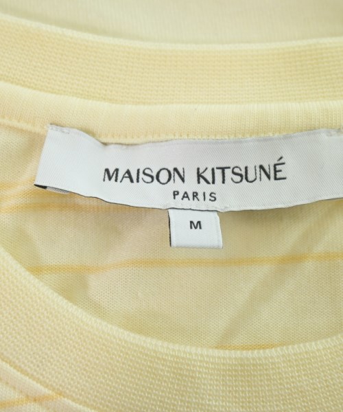 MAISON KITSUNE（メゾンキツネ）Tシャツ・カットソー 黄 サイズ:M レディース/2200719027048
