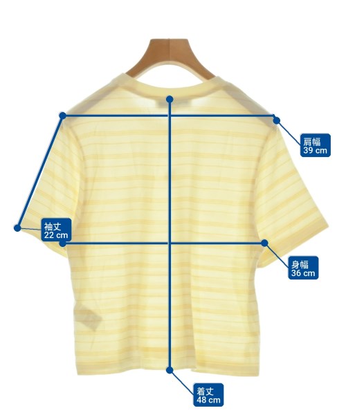 MAISON KITSUNE（メゾンキツネ）Tシャツ・カットソー 黄 サイズ:M レディース/2200719027048