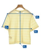 MAISON KITSUNE（メゾンキツネ）Tシャツ・カットソー 黄 サイズ:M レディース/2200719027048
