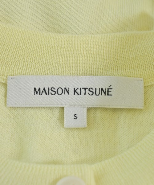 MAISON KITSUNE（メゾンキツネ）カーディガン 黄 サイズ:S レディース/2200724904037