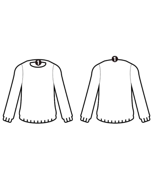 MAISON KITSUNE（メゾンキツネ）ニット・セーター グレー サイズ:M レディース/2200727287038