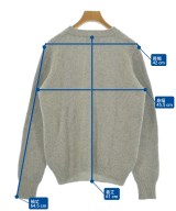 MAISON KITSUNE（メゾンキツネ）ニット・セーター グレー サイズ:M レディース/2200727287038