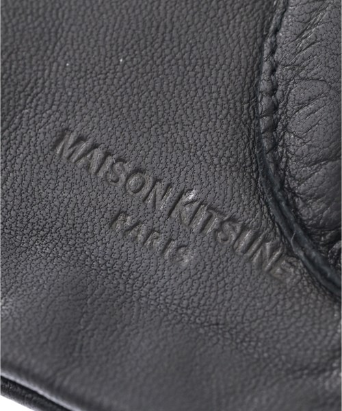 MAISON KITSUNE（メゾンキツネ）手袋 黒 サイズ:- レディース/2200729159036