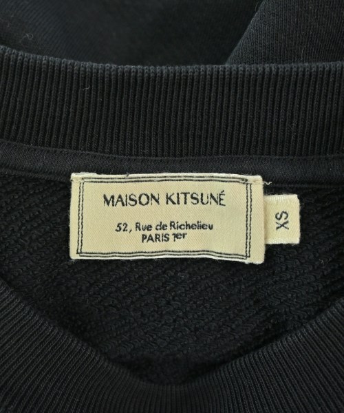 MAISON KITSUNE（メゾンキツネ）スウェット 黒 サイズ:XS レディース/2200675698054
