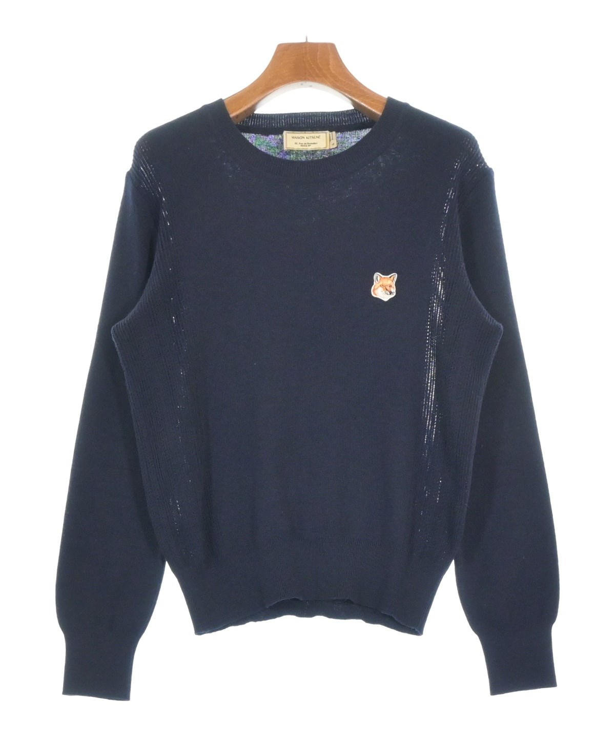 MAISON KITSUNE（メゾンキツネ）ニット・セーター 紺 サイズ:S