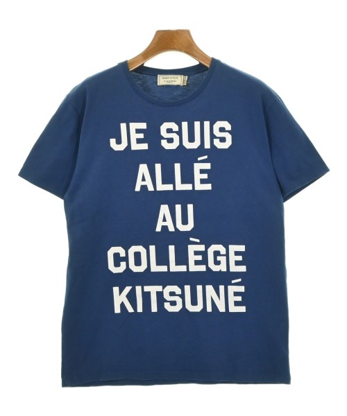 MAISON KITSUNE(メゾンキツネ)Tシャツ・カットソー 青 サイズ:S/2200682079150