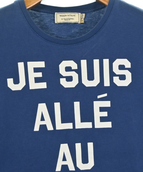 MAISON KITSUNE（メゾンキツネ）Tシャツ・カットソー 青 サイズ:S レディース/2200682079150