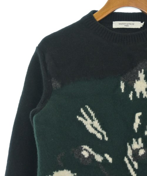 MAISON KITSUNE（メゾンキツネ）ニット・セーター 黒 サイズ:XS レディース/2200685821046