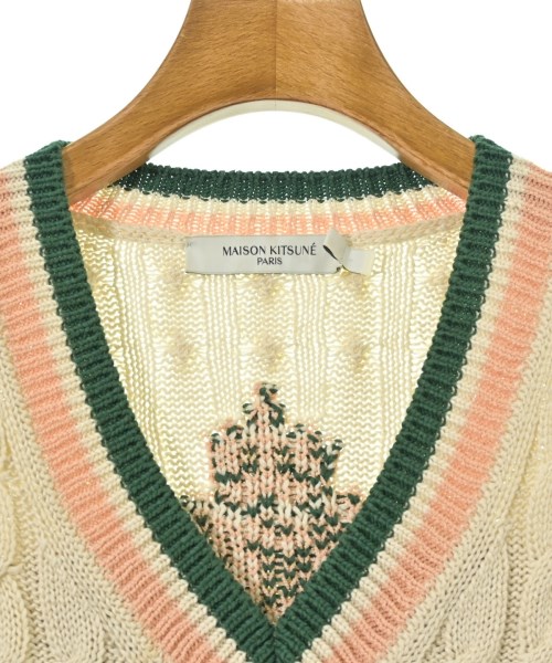MAISON KITSUNE（メゾンキツネ）ニット・セーター 白 サイズ:M レディース/2200686265054