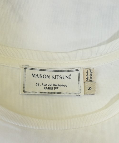 MAISON KITSUNE（メゾンキツネ）Tシャツ・カットソー 白 サイズ:S レディース/2200691418025