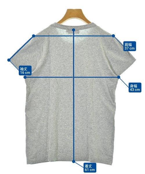 MAISON KITSUNE（メゾンキツネ）Tシャツ・カットソー グレー サイズ:S レディース/2200685802069