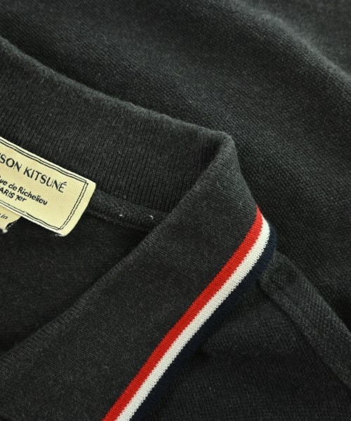 MAISON KITSUNE（メゾンキツネ）ポロシャツ グレー サイズ:M メンズ/2200691416274