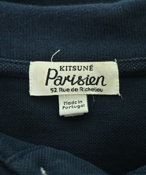 MAISON KITSUNE（メゾンキツネ）ポロシャツ 紺 サイズ:M メンズ/2200691416328