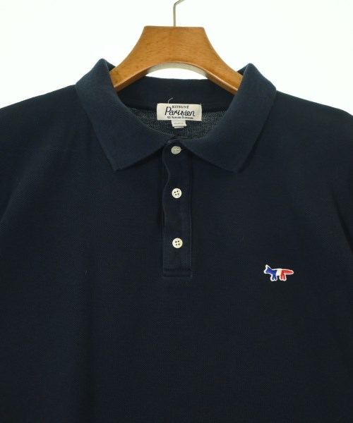 MAISON KITSUNE（メゾンキツネ）ポロシャツ 紺 サイズ:M メンズ/2200691416328