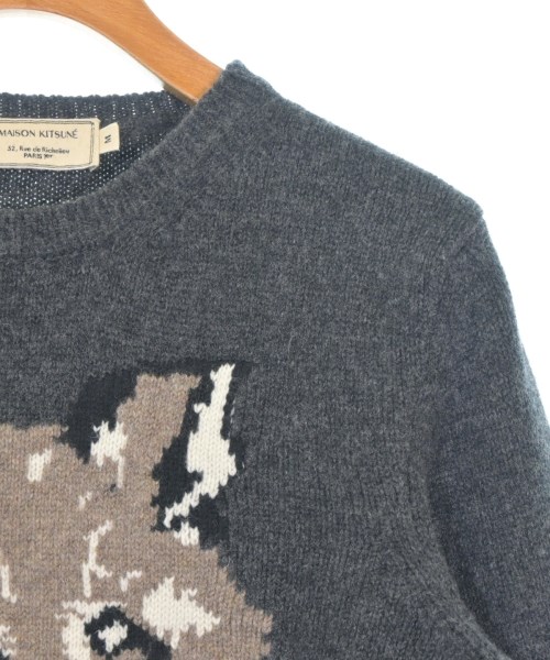 MAISON KITSUNE（メゾンキツネ）ニット・セーター グレー サイズ:M レディース/2200692047064
