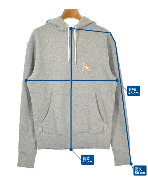 MAISON KITSUNE（メゾンキツネ）パーカー グレー サイズ:XS レディース/2200692463017