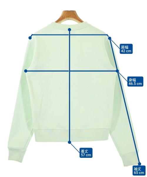 MAISON KITSUNE（メゾンキツネ）スウェット 緑 サイズ:S レディース/2200692463024