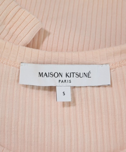 MAISON KITSUNE（メゾンキツネ）Tシャツ・カットソー ピンク サイズ:S レディース/2200692463062