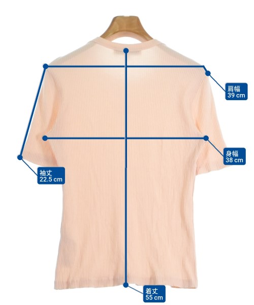 MAISON KITSUNE（メゾンキツネ）Tシャツ・カットソー ピンク サイズ:S レディース/2200692463062