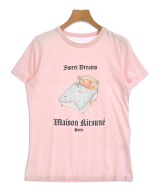 MAISON KITSUNE（メゾンキツネ）Tシャツ・カットソー ピンク サイズ:-(M位) レディース/2200689097034
