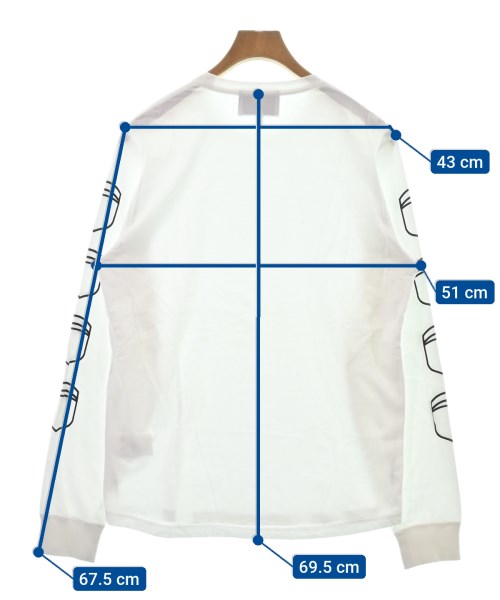 HBNS（ハバノス）Tシャツ・カットソー 白 サイズ:L メンズ/2200462202280