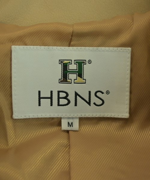 HBNS（ハバノス）ライダース ベージュ サイズ:M メンズ/2200633533038