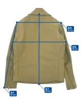 HBNS（ハバノス）ライダース ベージュ サイズ:M メンズ/2200633533038