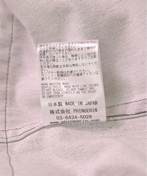 PHINGERIN（フィンガリン）その他 グレー サイズ:M メンズ/2200459877019