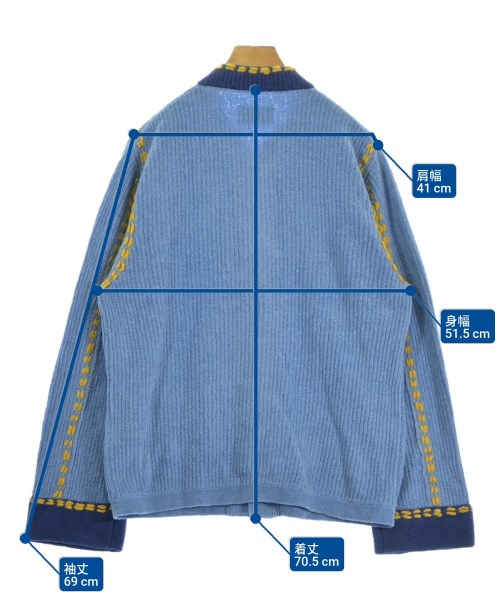 PHINGERIN（フィンガリン）カーディガン 青 サイズ:M メンズ/2200614942033