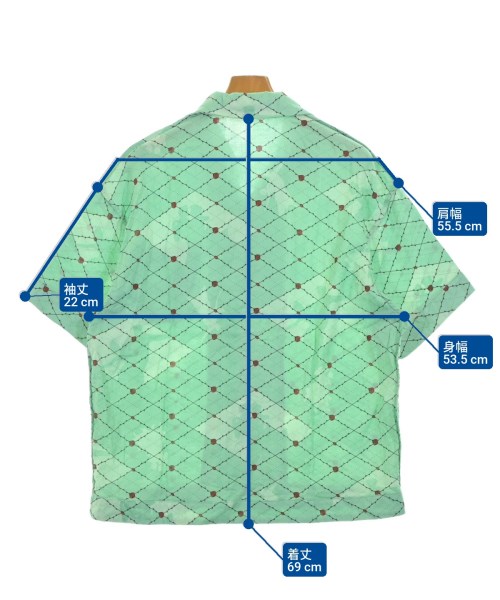 PHINGERIN（フィンガリン）カジュアルシャツ 緑 サイズ:M メンズ/2200678873045