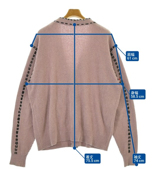 PHINGERIN（フィンガリン）カーディガン ピンク サイズ:L メンズ/2200671477011