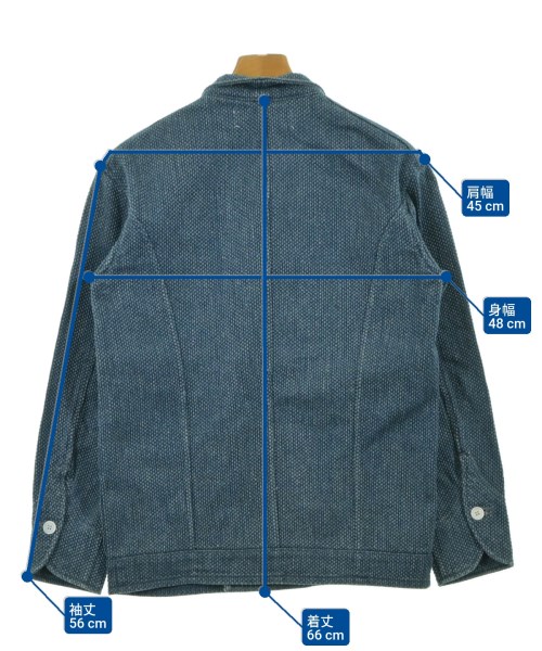 NAISSANCE（ネサーンス）カジュアルジャケット 青 サイズ:S メンズ/2200634891038