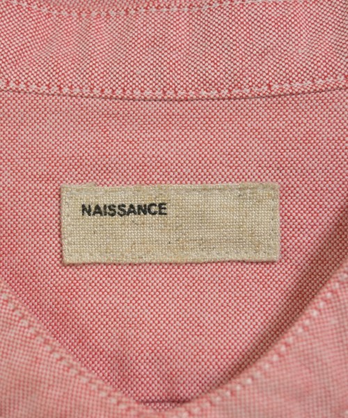 NAISSANCE（ネサーンス）カジュアルシャツ 赤 サイズ:S メンズ/2200607649529