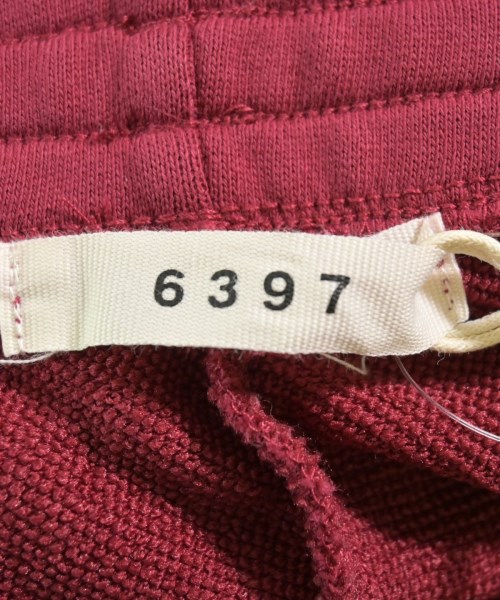 6397（シックススリーナインセブン）スウェットパンツ 赤 サイズ:M メンズ/2200659405012